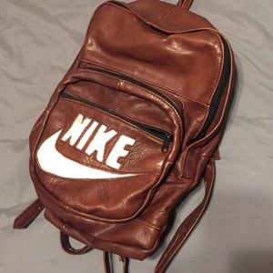Vintage Leather Nike backpack