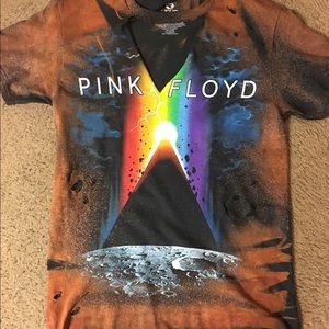 Pink Floyd distressed tee