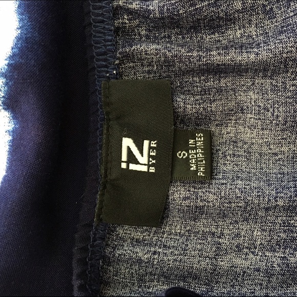 Navy and White Maxi Dress - Picture 2 of 3