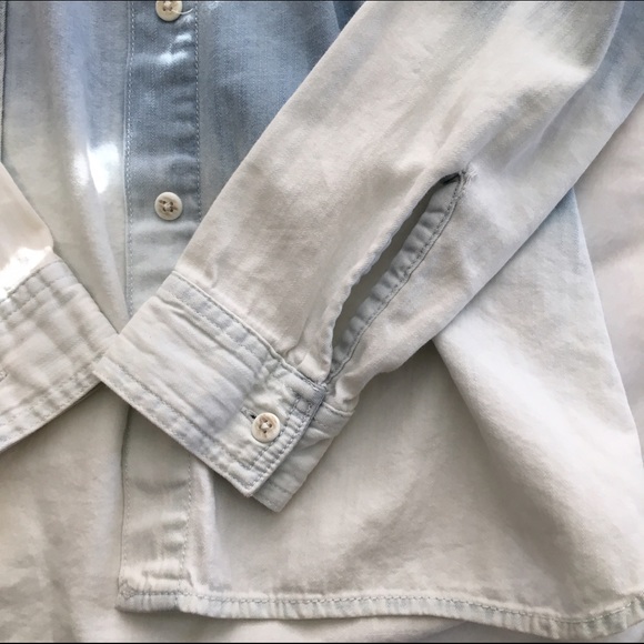 Kendall and Kylie Ombré Denim Flannel - Picture 2 of 4