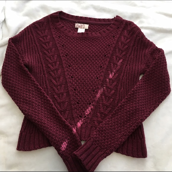 Burgundy Sweater - Picture 1 of 3