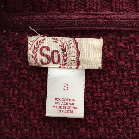 Burgundy Sweater - Picture 2 of 3