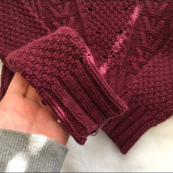 Burgundy Sweater - Picture 3 of 3