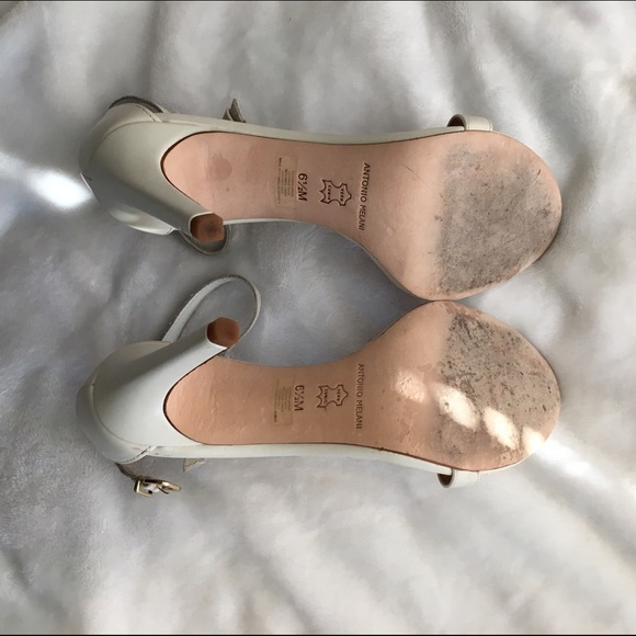 White Antonio Melani Heels - Picture 4 of 4