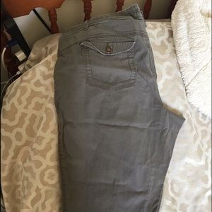 Olive capris from Maurice's