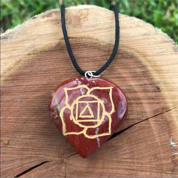 Root Chakra Crystal Necklace