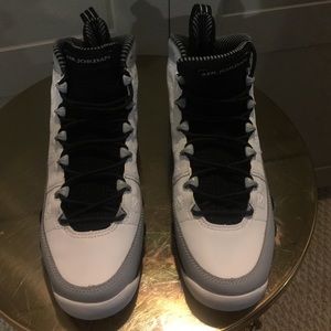Jordan Retro 9 Barons White/Black/Wolf Grey