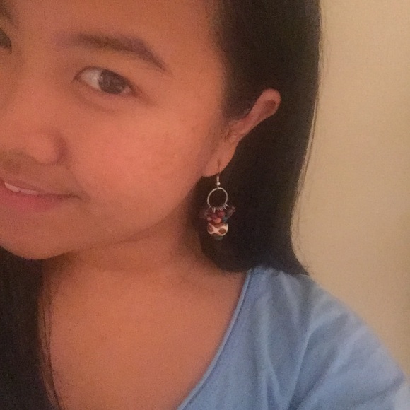 African style beads earrings - Picture 3 of 3