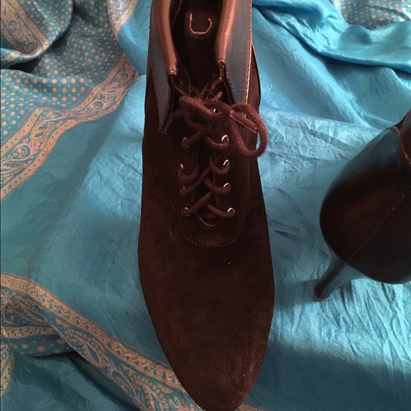 INC Black Suede Short Boots - Picture 2 of 5