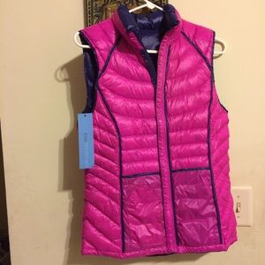 Medium Ideology Fuchsia & Navy vest NWT