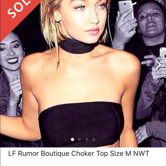 ISO LF boutique rumor choker top