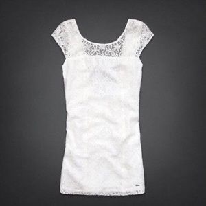 HOLLISTER BY ABERCROMBIE Boneyard Beach WhiteDress