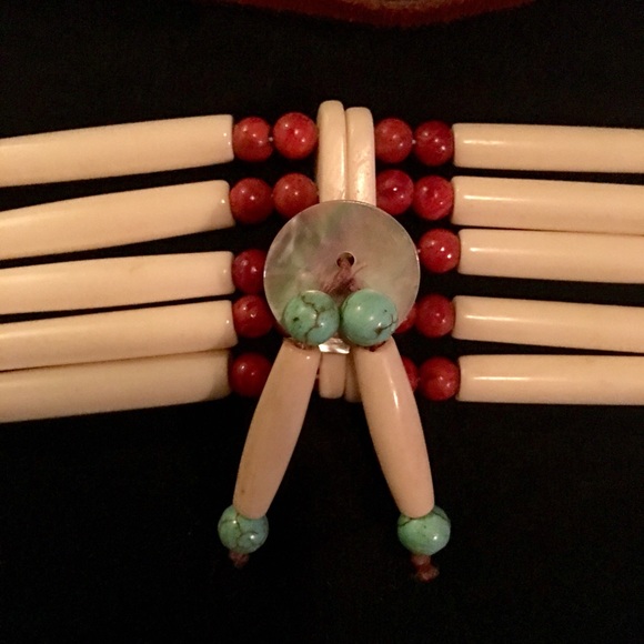 Handmade Native American Choker Indian Necklace