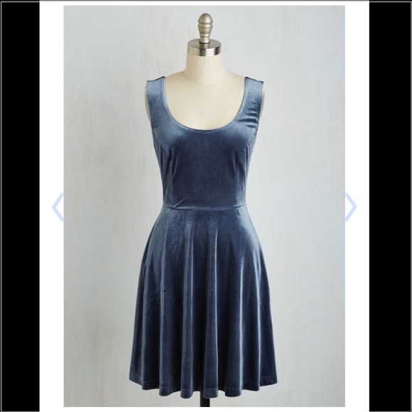 Modcloth Zesty Festivities Dress in Sapphire