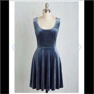 Modcloth Zesty Festivities Dress in Sapphire