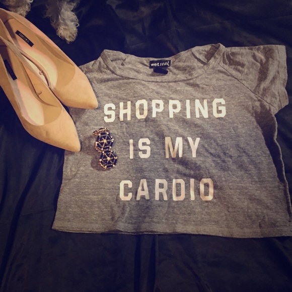 Tank top Cute quotes Gray Shirt