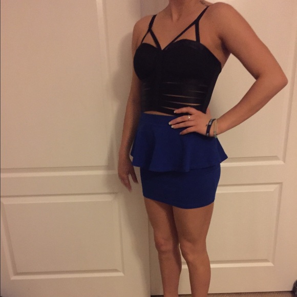 Peplum skirt