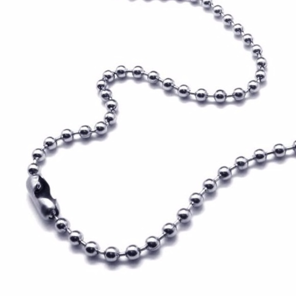 NWT Mens Playboy Necklace Dog Tag Stainless Steel - Picture 4 of 7