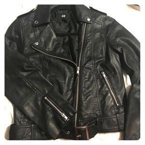 Faux Leather Jacket