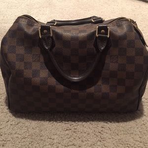 EUC Louis Vuitton Damier Ebene Speedy 30
