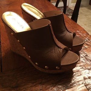 Michael Kors slip on wedges