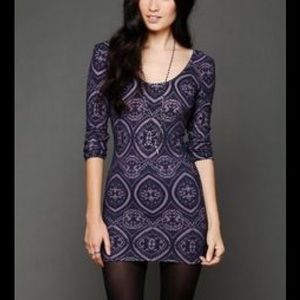 Free People Plum Masquerade Tunic