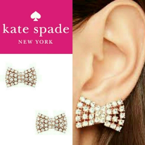💜FREE SHIPPING💜🎉Kate Spade Bow Earrings🎉 - Picture 2 of 2