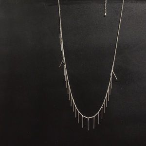 Metal Fringe Layering Necklace