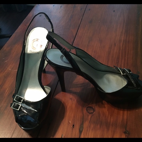 Guess sling back heels