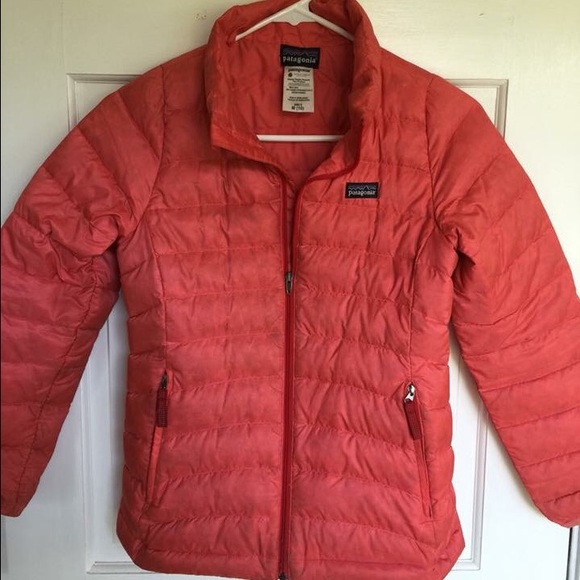Girls Patagonia down jacket size M (10)