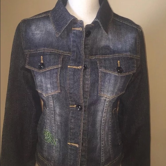 Sale🎉NWOT Ed Hardy Denim Jacket - Picture 2 of 4