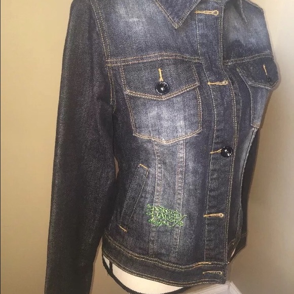 Sale🎉NWOT Ed Hardy Denim Jacket - Picture 3 of 4
