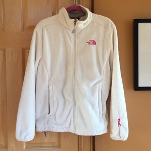 North Face white jacket