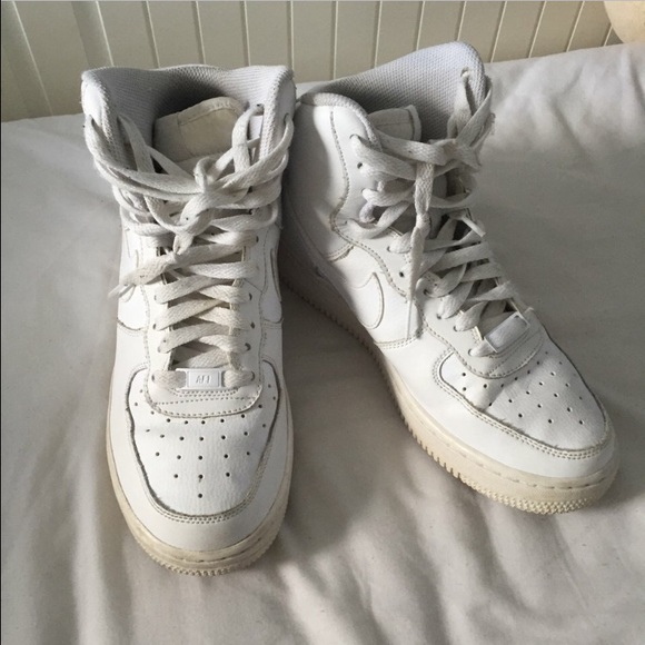 White Nike Air Force Ones