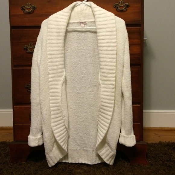 White kimono style sweater
