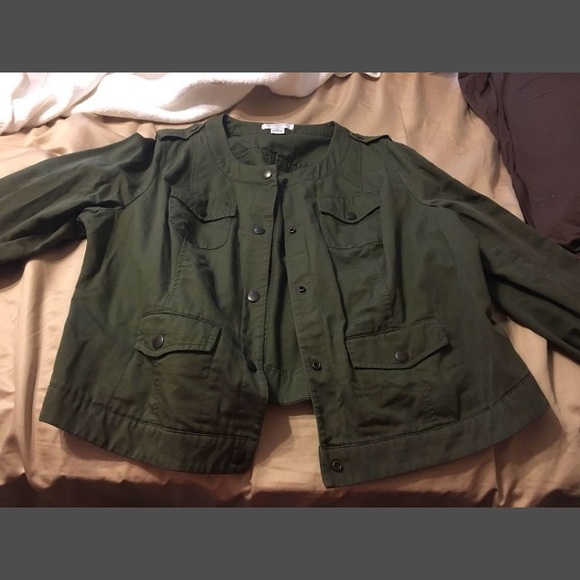 Liz Claiborne 2x military army jacket EUC**
