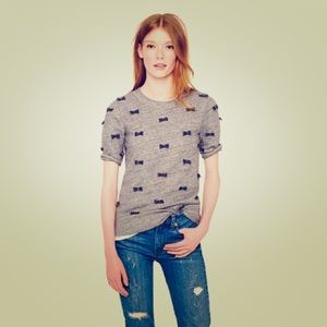 J Crew Bow Sweatshirt Sweater S