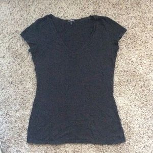 Express Black V-neck Hourglass Tee -Medium