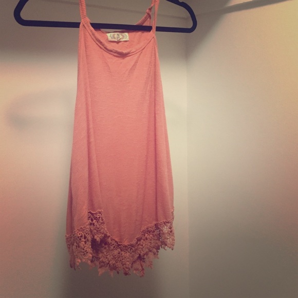 Coral Pink Rose 🌹 tank top - Picture 1 of 4