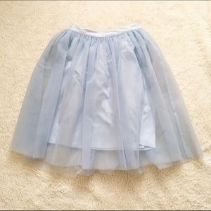 Disney Cinderella light blue tulle skirt