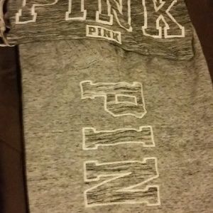 Boyfriend sweatpants and tee xs pants sm tee