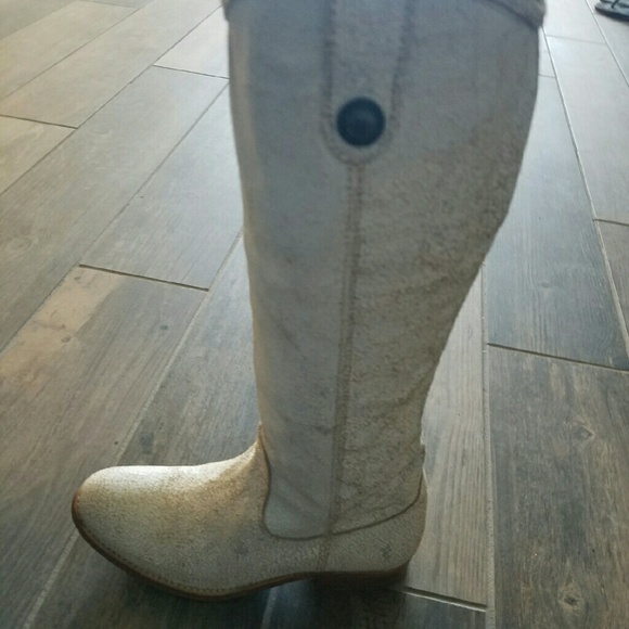 Frye new white riding boots - Picture 1 of 2