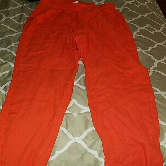 Linen joggers