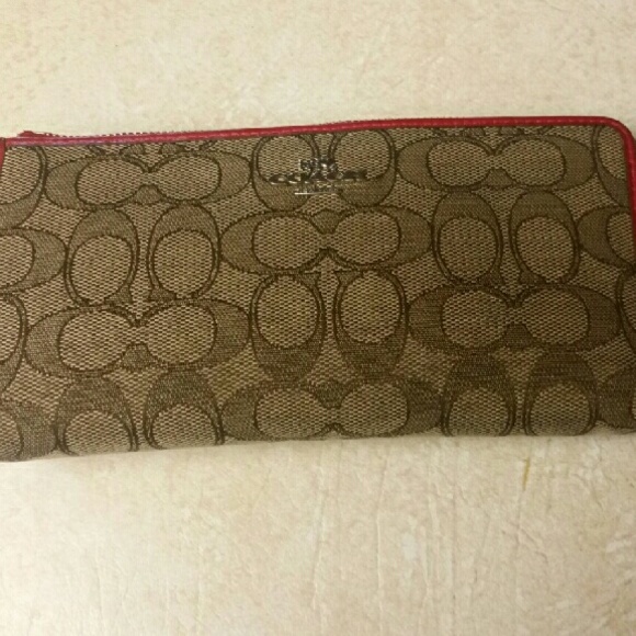 Large coach wallet