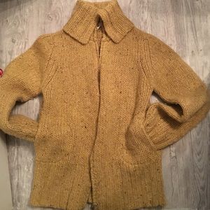 J.Crew Marled Sweater in Mustard