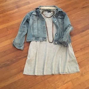 GAP grey t-shirt dress