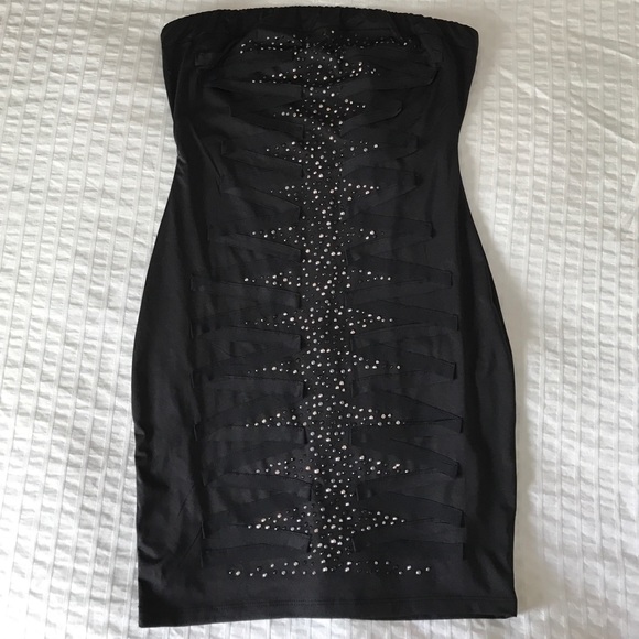 Nikibiki tubetop dress with jeweled center - Picture 1 of 4