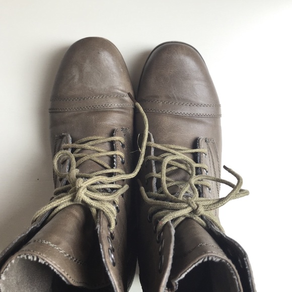 Madden Girl Lace Up Boots - Picture 2 of 4