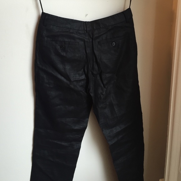 Nwot Ralph Lauren black linen pants size 4 - Picture 3 of 3