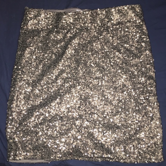 Sequin mini skirt